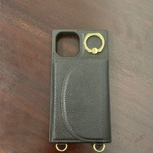 I phone 12 case with side envelope card holder
